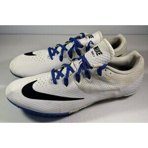 Men's Nike Zoom Rival Sprint 8 White and Racer Blue Size 13 - 806554-100